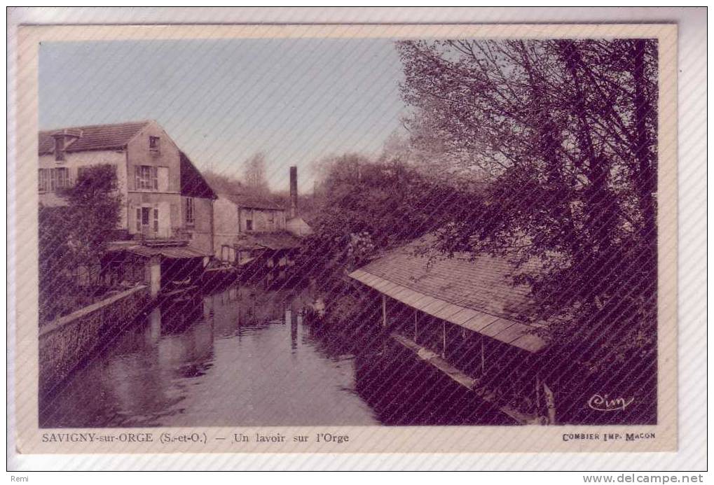 91 SAVIGNY SUR ORGE Un Lavoir Sur L'Orge - Savigny Sur Orge