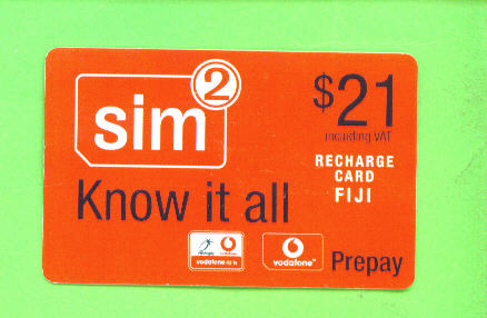 FIJI - Remote Phonecard As Scan - Fiji