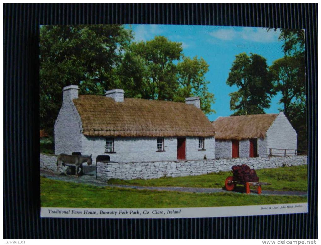 CPSM IRLANDE-Traditional Farm House,Bunratty Folk Park - Clare