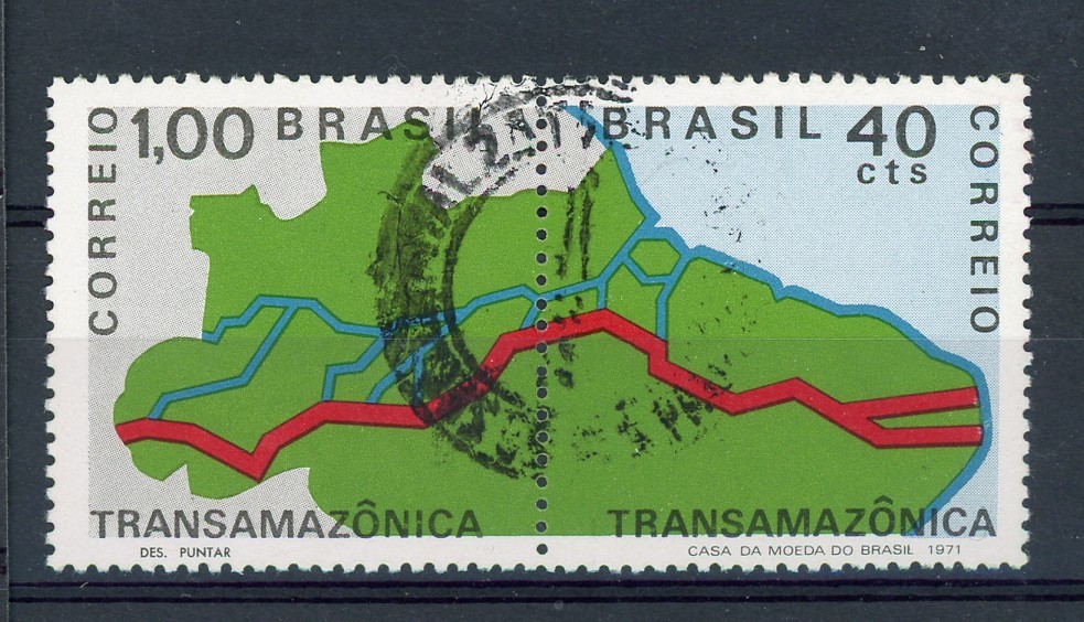 Brésil  -  1971  :  Mi  1283-84  (o) - Oblitérés