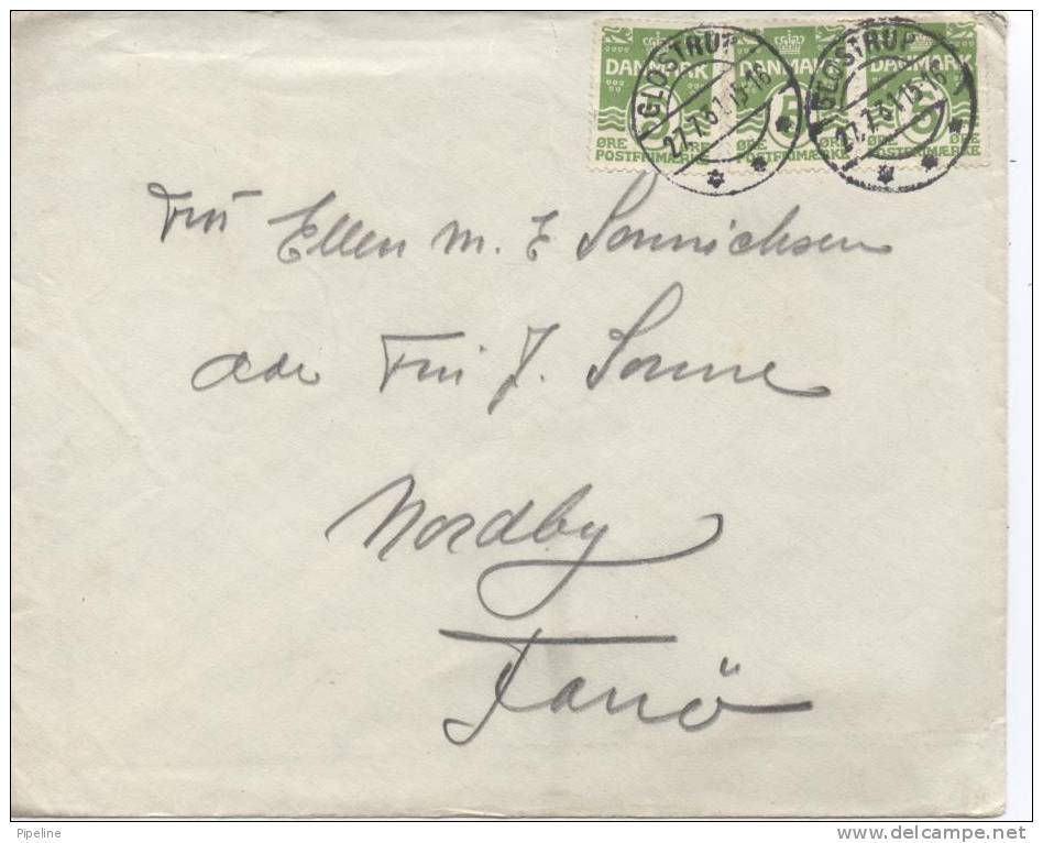 Denmark Cover Sent To FANÖ Glostrup 27-7-1931 - Covers & Documents