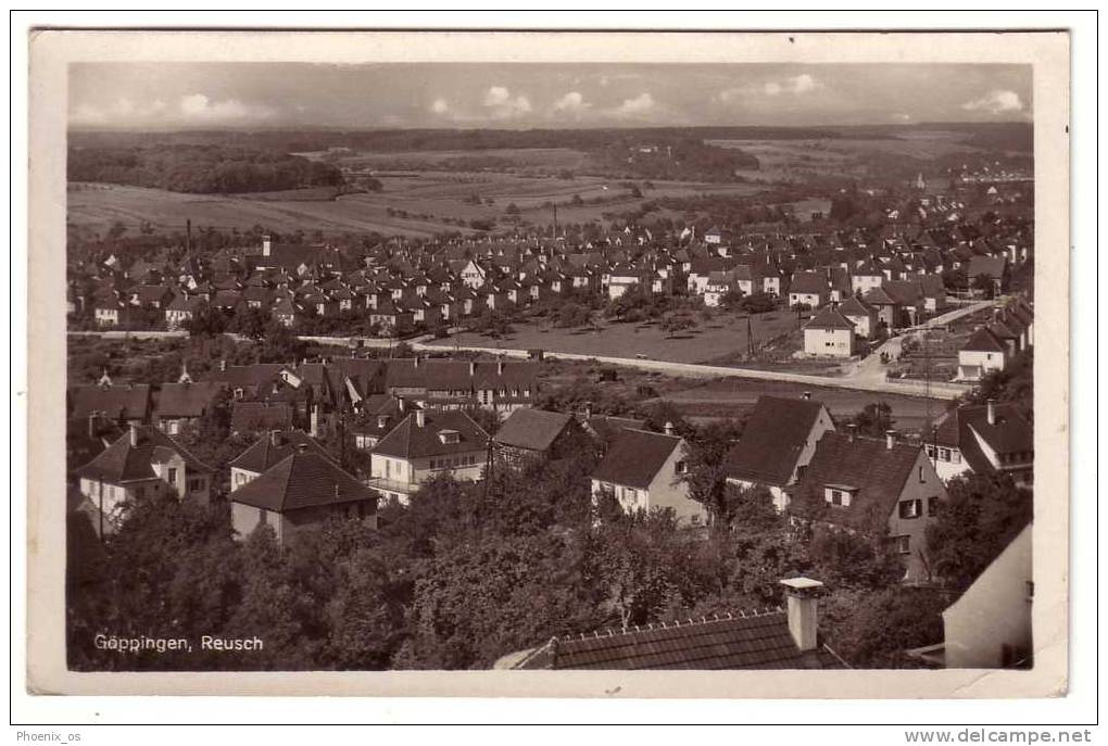 GERMANY - Göppingen, Reusch, Panorama,  Year 1942, Feldpost - Göppingen