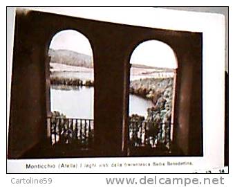 MONTICCHIO LAGHI VISTI DALL BADIA BENEDETTINA VB1956 CT16945 - Potenza