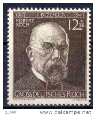 ALLEMAGNE DEUTSCHES III REICH 783 ** MNH Dr Robert KOCH Tuberculose 2 - Ungebraucht