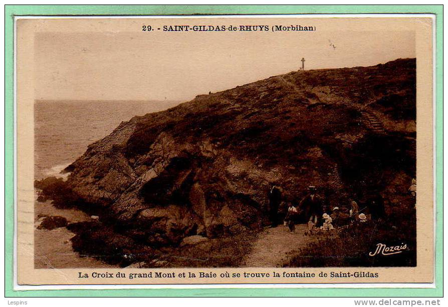 56 - SAINT GILDAS De RHUYS -- La Croix Du Grand Mont Et..... - Autres & Non Classés