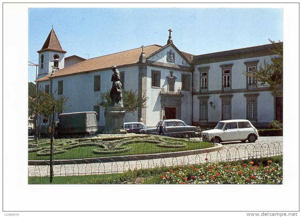 Portugal Cor 7985 – VISEU - LARGO MOUZINHO DE ALBUQUERQUE -  AUSTIN MINI OPEL - Viseu