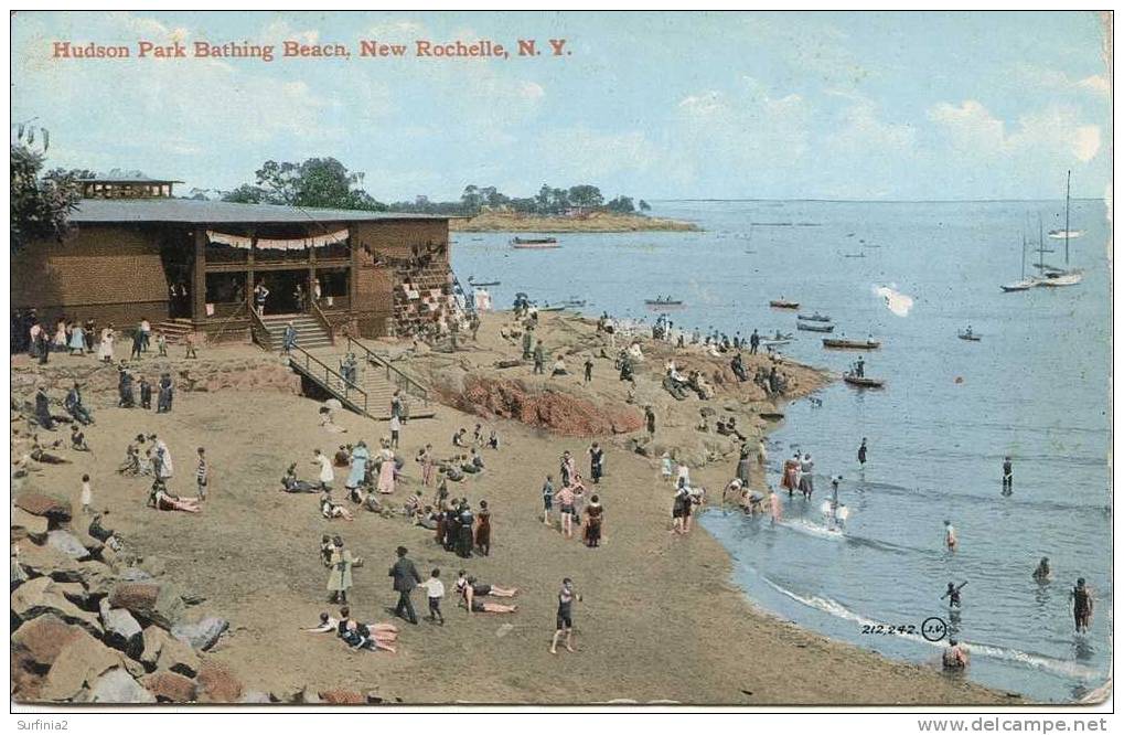 NEW ROCHELLE - HUDSON PARK BATHING BEACH - Rochester