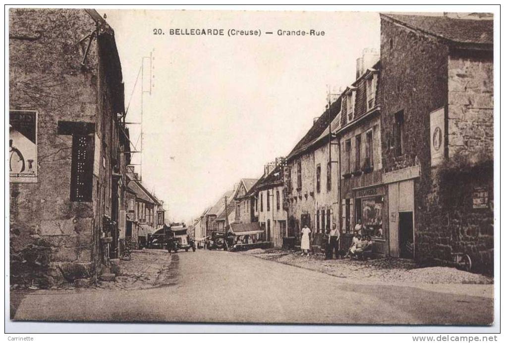 BELLEGARDE - 23 - Creuse - Grande Rue - Bellegarde