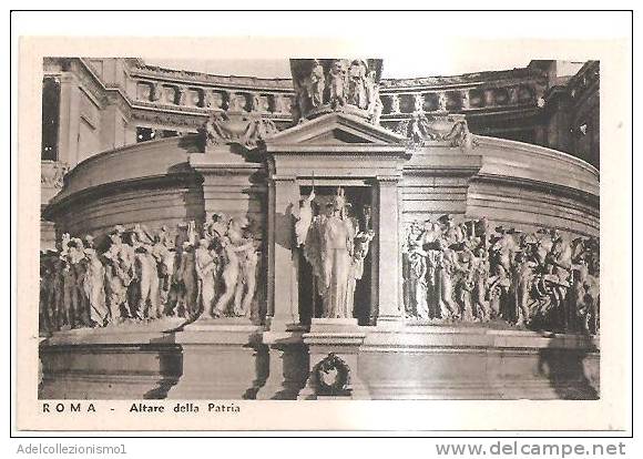 48606)cartollina Illustratoria Roma - Altare Della Patria - Altare Della Patria