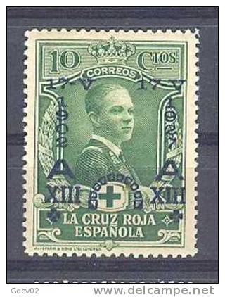ES352-A676.Spain Espagne.CRUZ ROJA ESPAÑOLA  1927  (Ed..352*) .MAGNIFICO LLAVE DE LA SERIE - Neufs