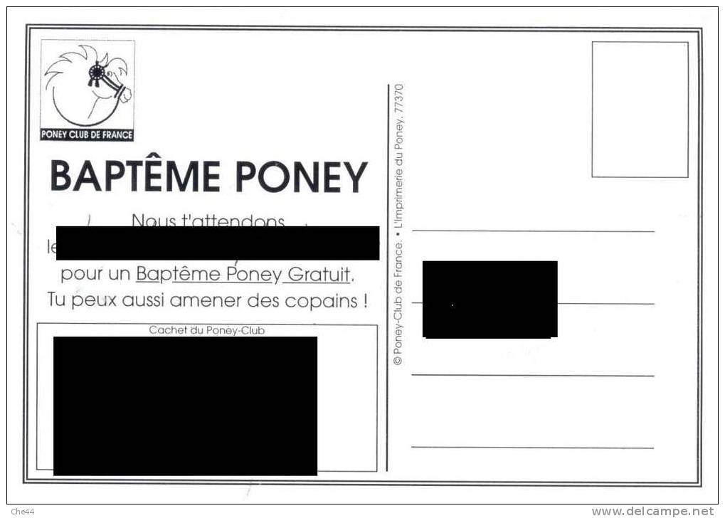 Baptême Poney Club. (Voir Commentaires) - Manifestations