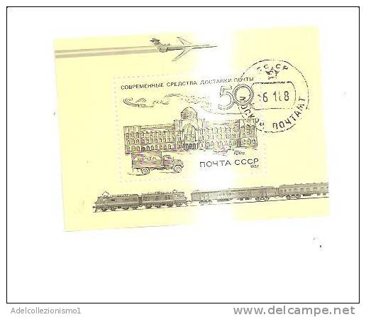 48670)foglietto Russo 1987 Bf  192 Storia Della Posta Russa Con Un Valore - Usato - Collections
