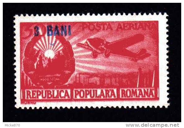 Roumanie Poste Aérienne N°59 Neuf** Surchargé - Unused Stamps