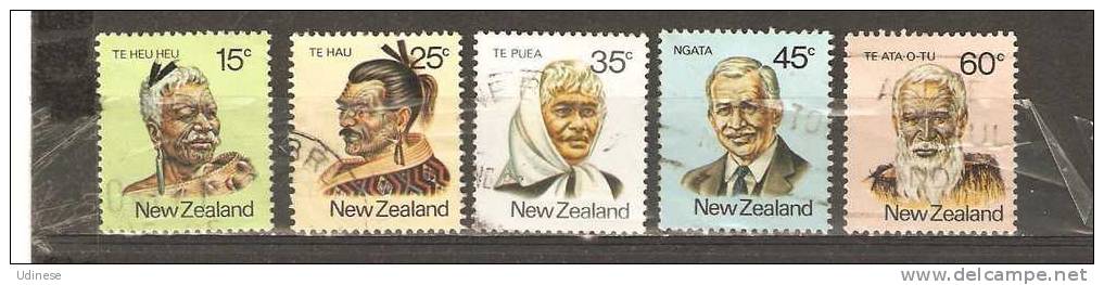 NEW ZEALAND 1980 -  MAORI  - CPL. SET - USED OBLITERE GESTEMPELT NUEVO - Used Stamps