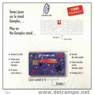 # Carte A Puce Salon Gemplus - Encart Cartes 97   - Tres Bon Etat - - Ausstellungskarten