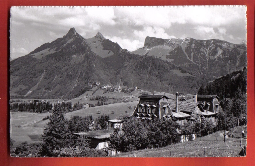 D1066 Montbarry Et Gruyères,Cachet Le Paquier Date Illisible.Glasson Bulle - Bulle