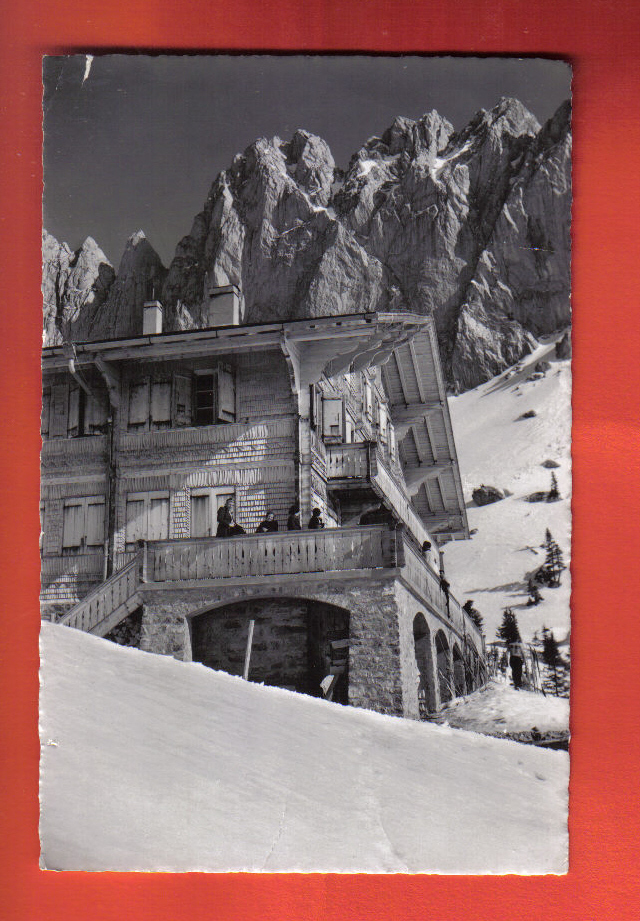 D1073 Obersattel,Chalet Du Régiment De Fribourg.ANIME.Cachet Militaire Cours Alpin 1.Division.Glasson Bulle 10244 - Bulle