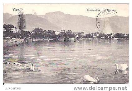 VEVEY .DEBARCADERE ET PROMENADE. - Vevey