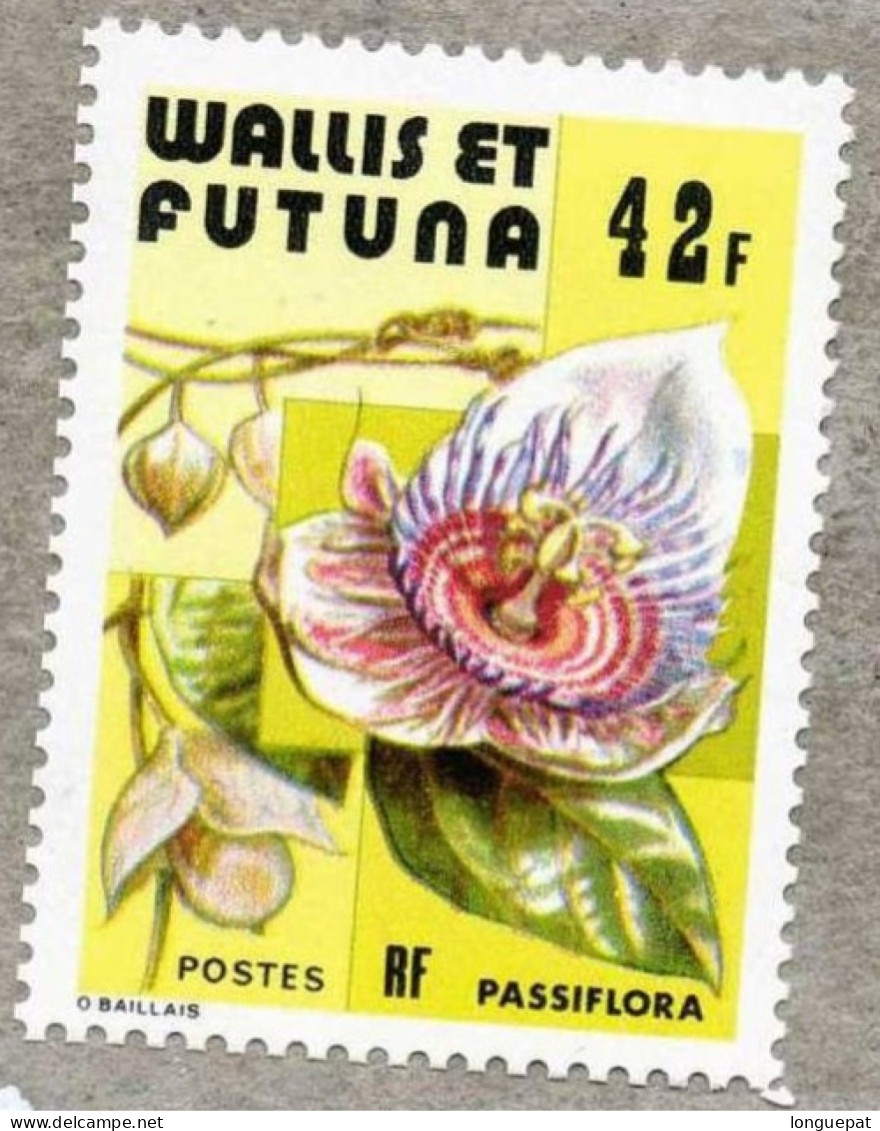 Wallis Et Futuna :Flore, Fleur Des îles : Passiflora Ou Passiflore (passion Du Christ)- Plante Grimpante - Ungebraucht