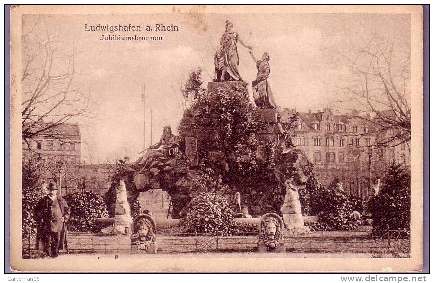 Allemagne - Ludwigshafen - Jubiläumsbrunnen - Ludwigshafen