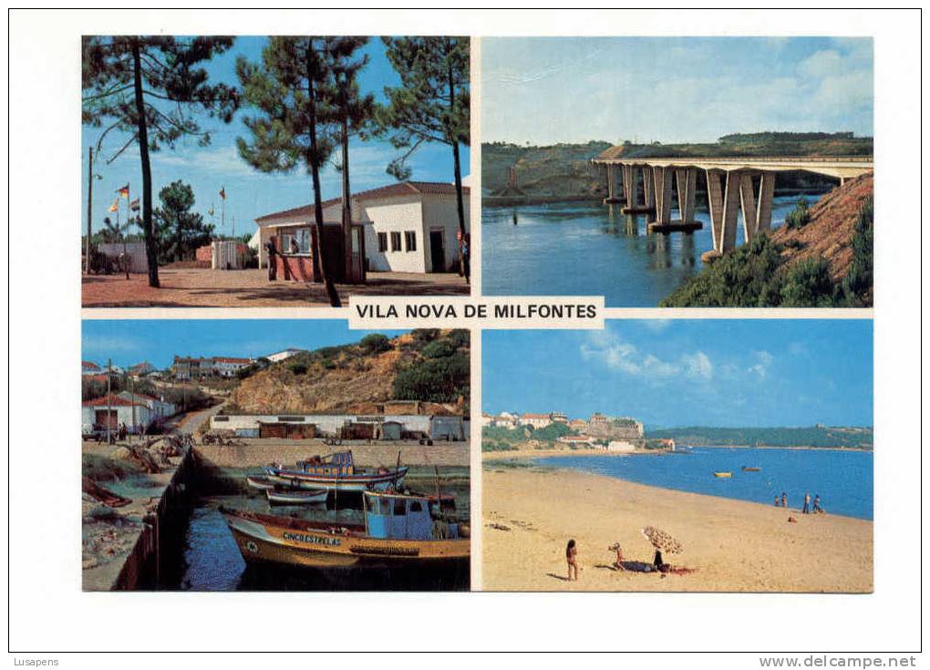 Portugal Cor 08150 – VILA NOVA DE MILFONTES - 8.  VISTAS - Beja