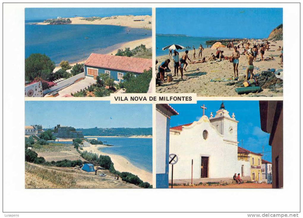 Portugal Cor 08152 – VILA NOVA DE MILFONTES - VISTAS PARCIAIS - Beja