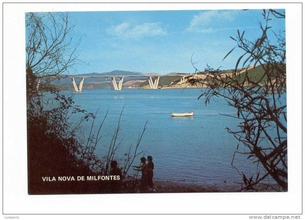 Portugal Cor 08160 – VILA NOVA DE MILFONTES - PONTE - Beja