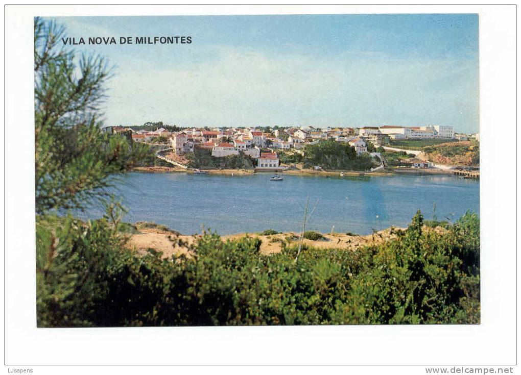 Portugal Cor 08162 – VILA NOVA DE MILFONTES - VISTA PARCIAL - Beja