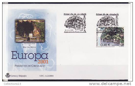 ANDORRE ESPAGNOL - 269 Obli Sur Enveloppe 1er Jour - Used Stamps