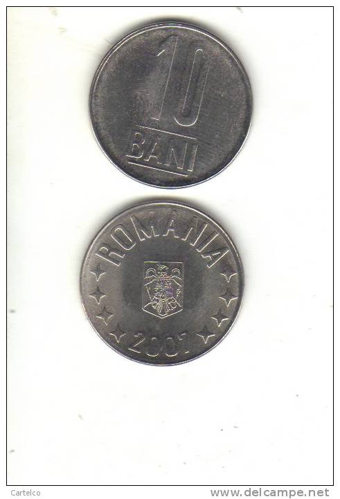 Romania 10 Bani 2007 , Unc - Romania