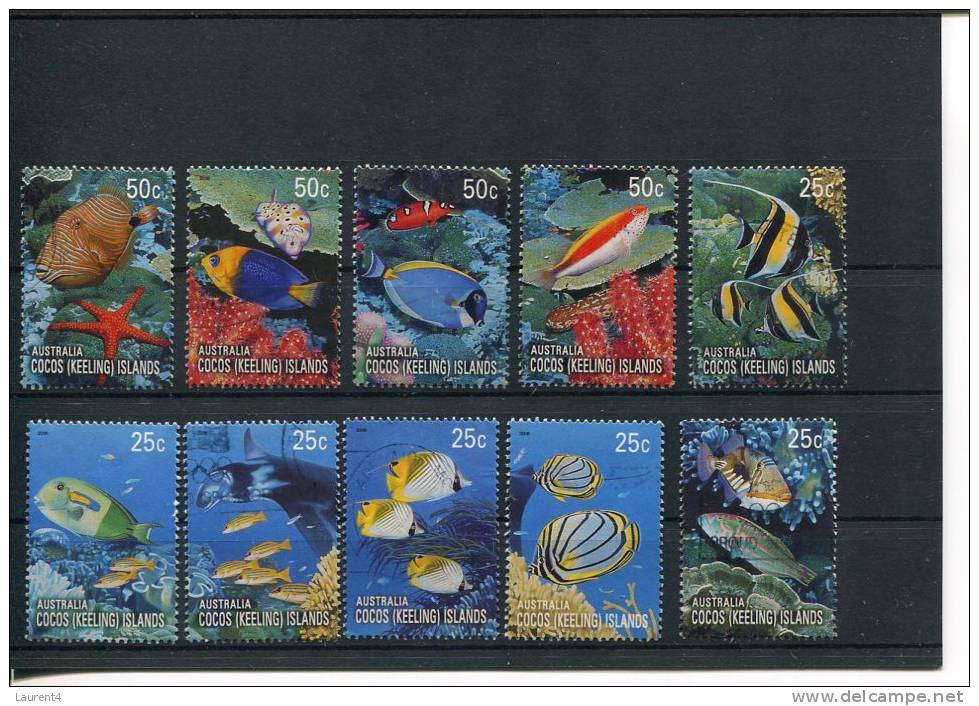 (500) - Australian Stamp - Timbres Australie  - Cocos (Keeling) Island - Reef - Kokosinseln (Keeling Islands)