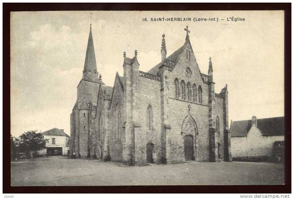 Cpa Du  44  Saint Herblain L´ Eglise   G23 - Saint Herblain