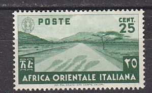 Z2568 - COLONIE ITALIANE AOI Ss N°7 Yv N°7 * - Italian Eastern Africa