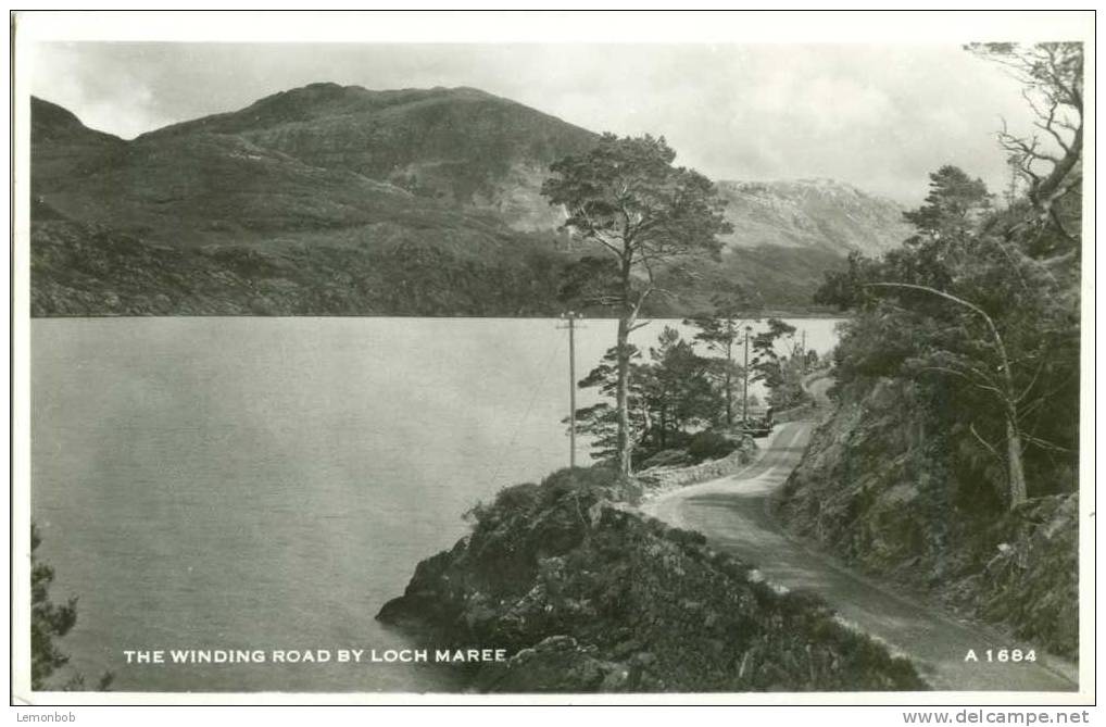 Britain United Kingdom - The Winding Road By Loch Maree Used Postcard [P1555] - Ross & Cromarty