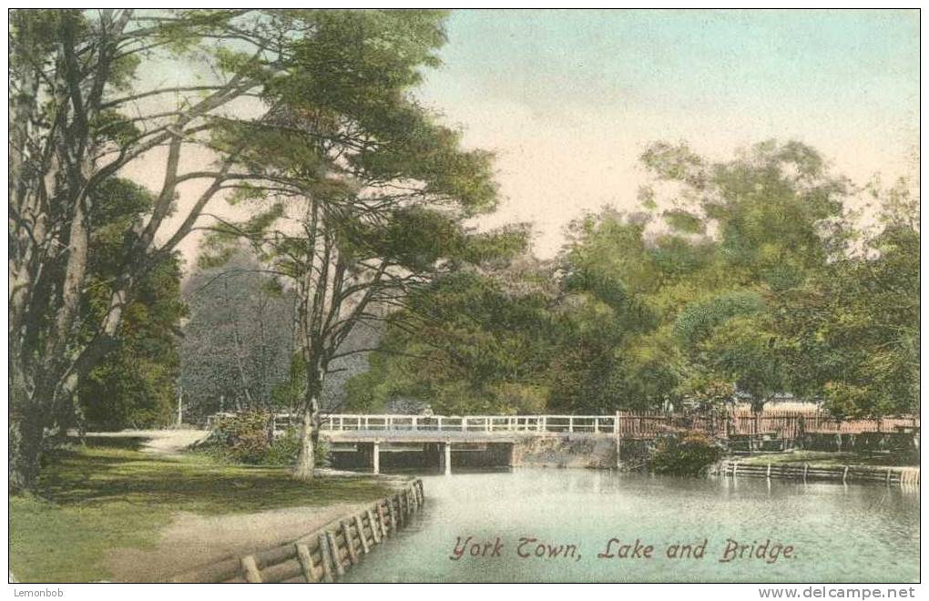 Britain United Kingdom - York Town, Lake And Bridge 1907 Used Postcard [P1556] - York
