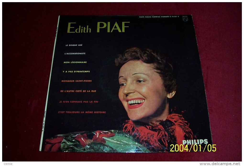 EDITH   PIAF  °°   N° 1 - Formats Spéciaux