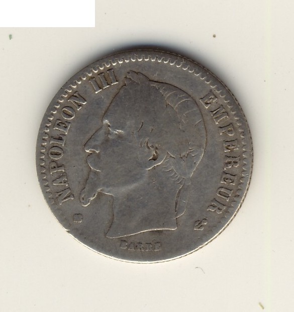 50  Centimes  Napoléon III  -  1864 BB - 50 Centimes