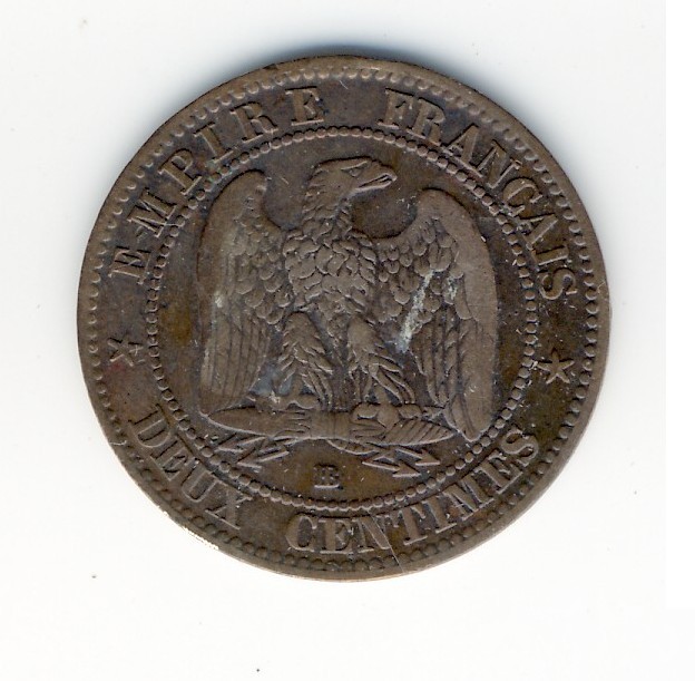 2  Centimes  Napoléon III  -  1856 BB - 2 Centimes