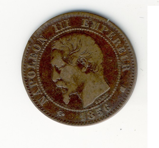 2  Centimes  Napoléon III  -  1856 K - 2 Centimes