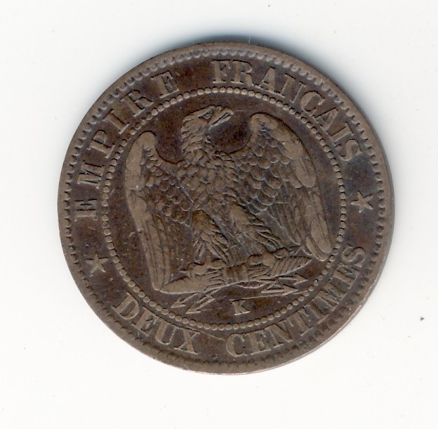 2  Centimes  Napoléon III  -  1856 K - 2 Centimes