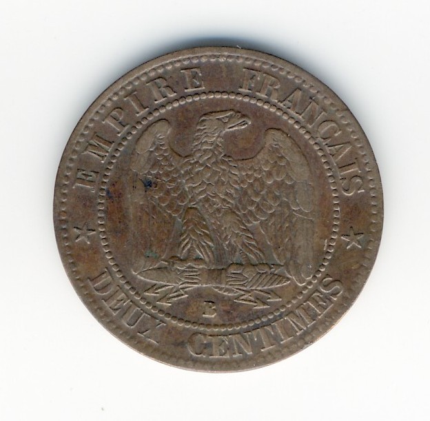 2  Centimes  Napoléon III  -  1856 B - 2 Centimes