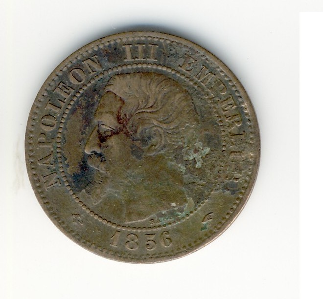2  Centimes  Napoléon III  -  1856 A - 2 Centimes