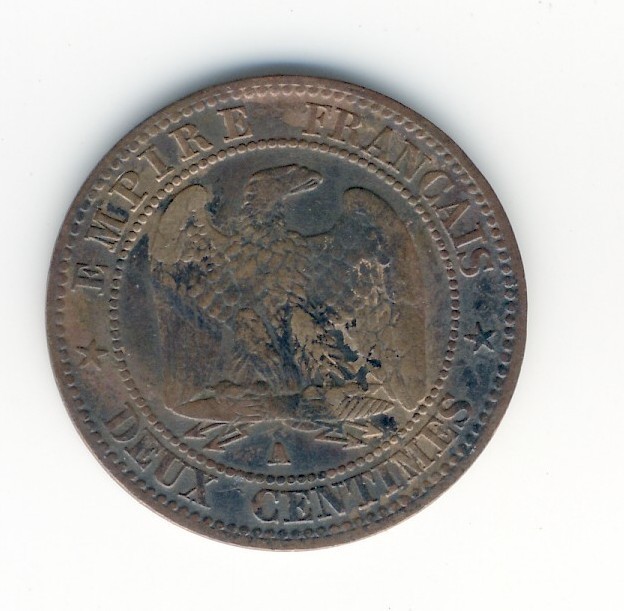 2  Centimes  Napoléon III  -  1857 A - 2 Centimes