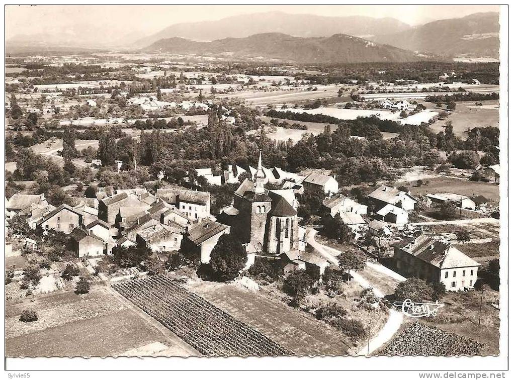 SCIEZ-vue Panoramique Aérienne,au Fond Le Hameau D'EXCUVILLY - Sciez