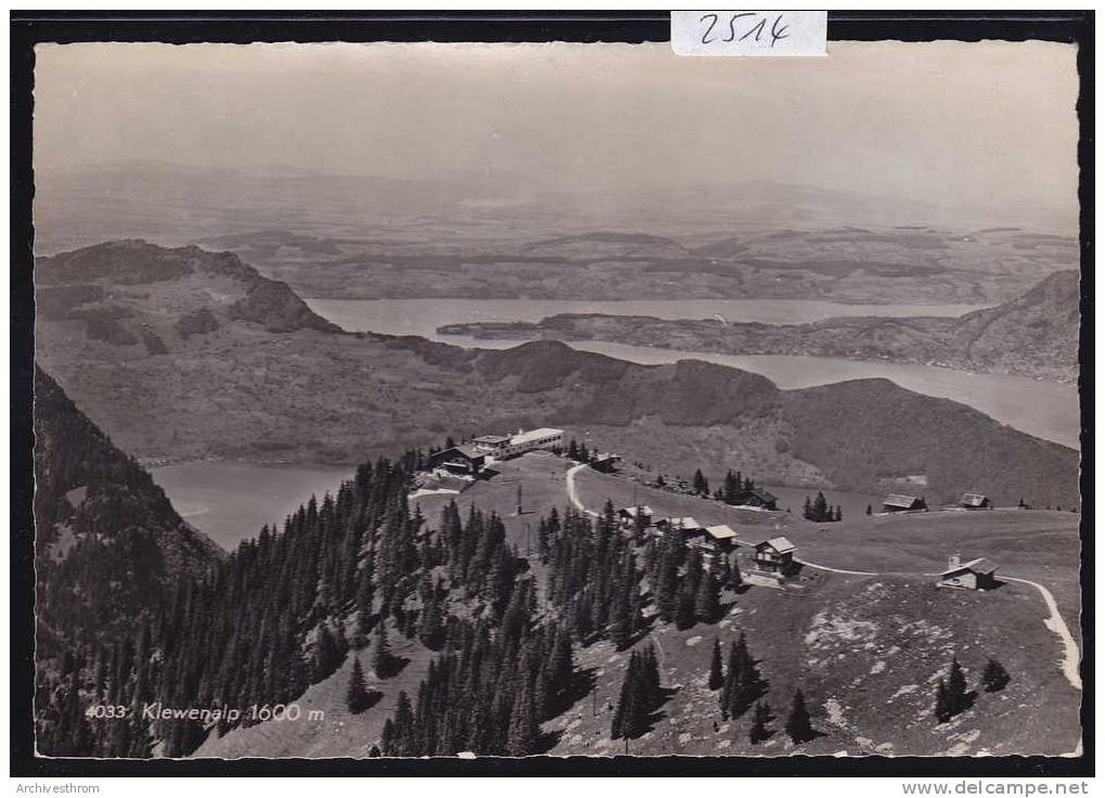 Klewenalp 1600 M ; Verso : Stempel Von Bahn-Restaurant Klewenalp Ob Beckenried (Fam. Frz. Murer (2514) - Beckenried