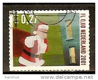 NETHERLANDS 2001 Christmas - 27c. - Father Christmas FU - Usados