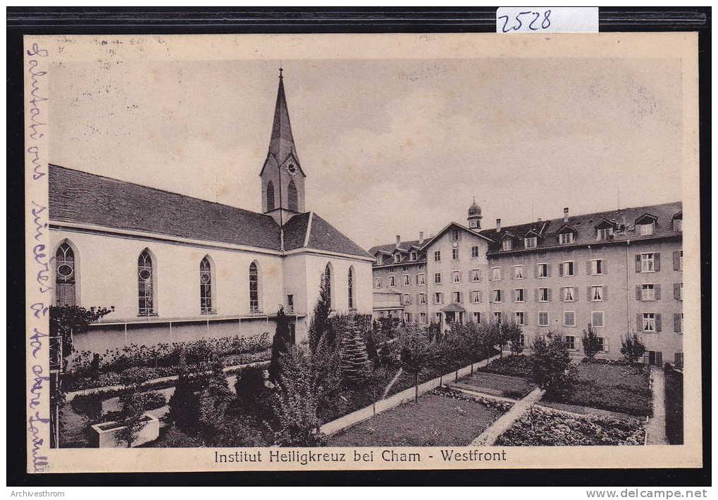 Cham Institut Heiligkreuz Westfront, 1927 (2528) - Cham