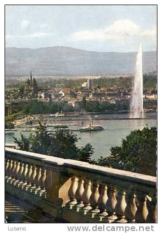 Genève - Vue Sur La Ville Depuis Cologny - Cologny