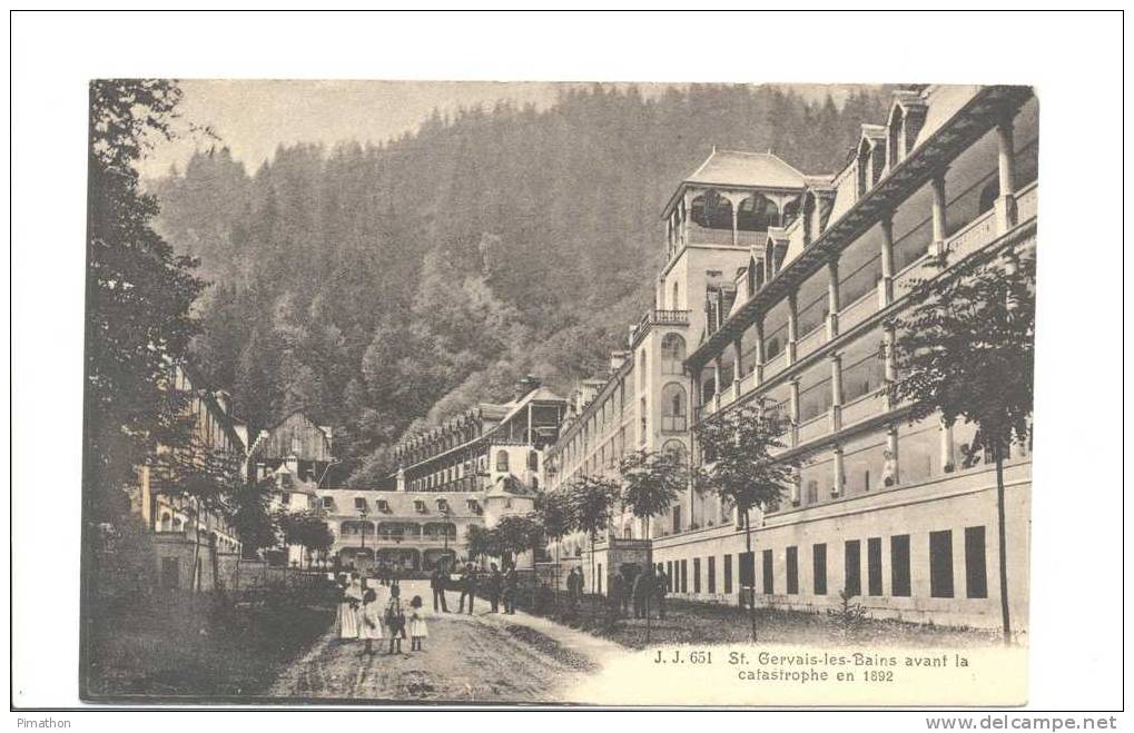 J.J. 651    St.Gervais-les-Bains  Avant La Catastrophe En 1892 ,trés Bon état ( Voir Scan )animation - Saint-Gervais-les-Bains