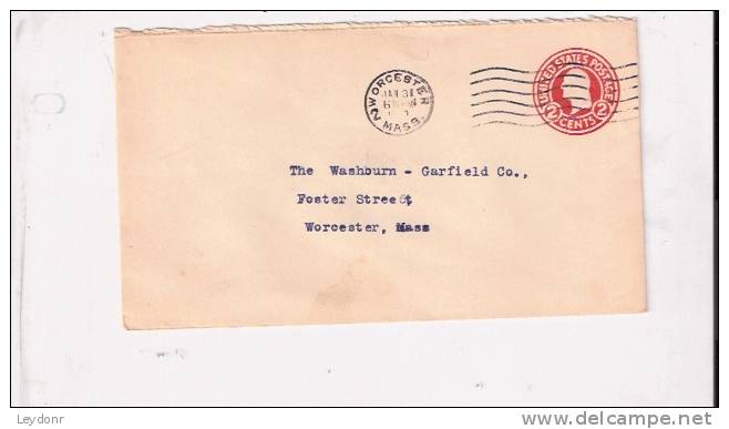 George Washington U93 - The Washbrun - Garfield Co., Worcester, MA - 1921-40